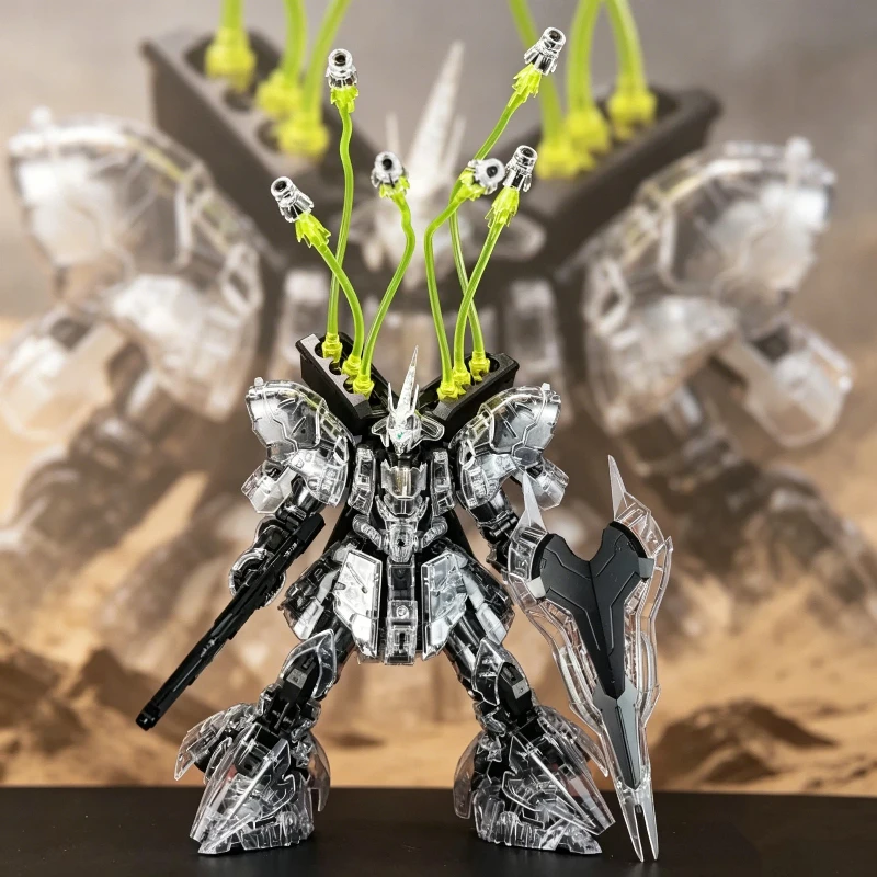 

RG 1/144 Sazabi Mechanical Clear Electroplated Assembly Model Kit With Funnel Beam Effect Parts Mecha Action Figure Boy Toy Gift