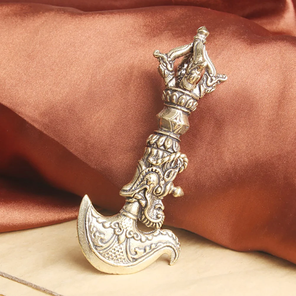 

Dog Bell for Door Potty Diamond Prong Ornament Locket Vajra Pestle Decor Home Brass