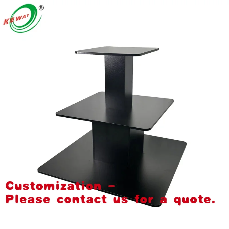

Customize.Custom Heavy Duty 3-Tier Retail Display Shelves Single-Sided Supermarket Rack Clothes