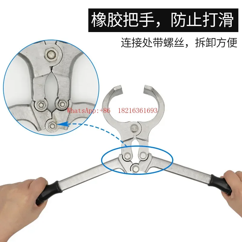 Limited Offer Animal Care Forceps - Stainless Steel Defecation Forceps For Pigs, Cows, And Sheep
