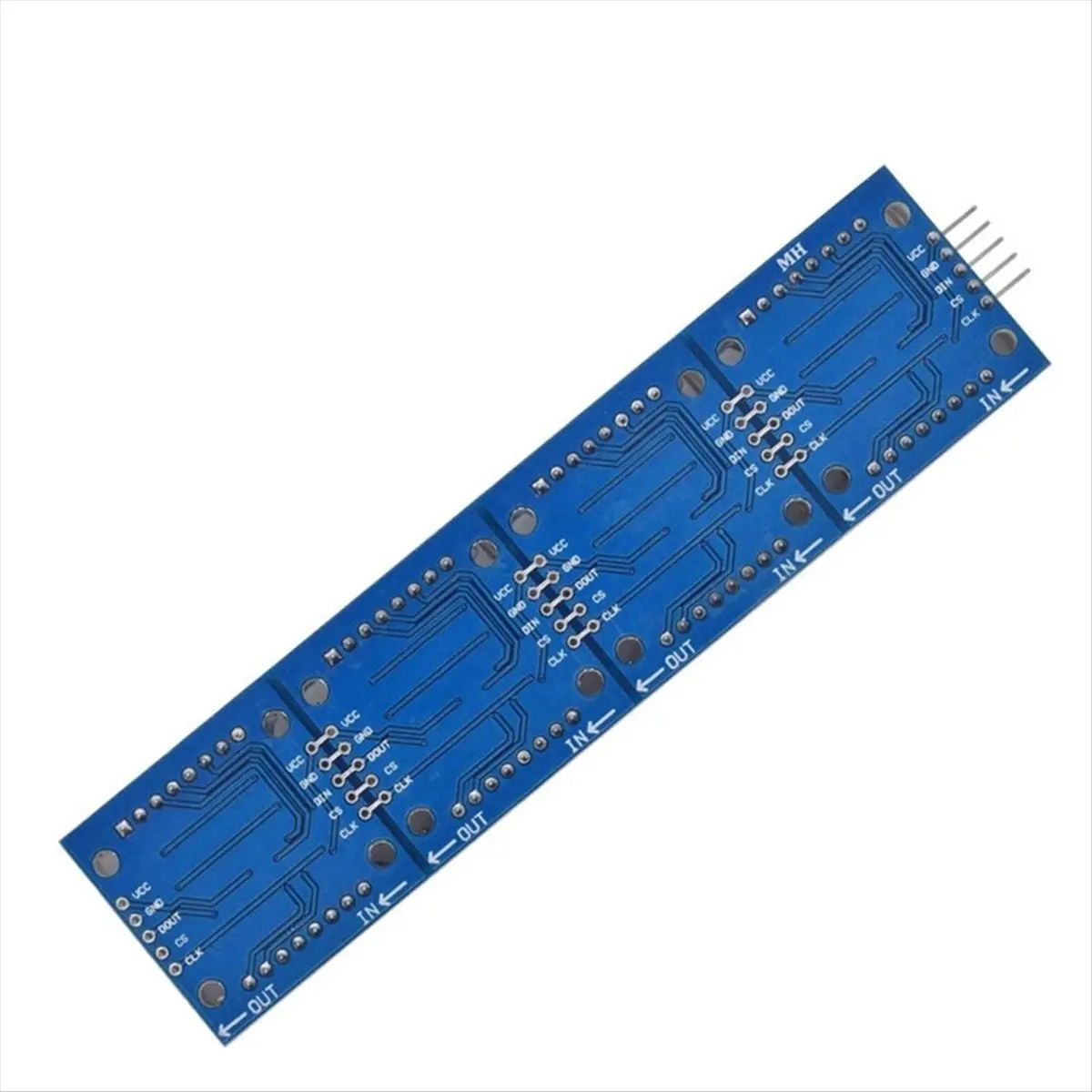 DTD1171-HOT- Dot Matrix Module 8x8 Common Cathode LED Display 5V 4-in-1 with Wires Cable for DIY Projects B