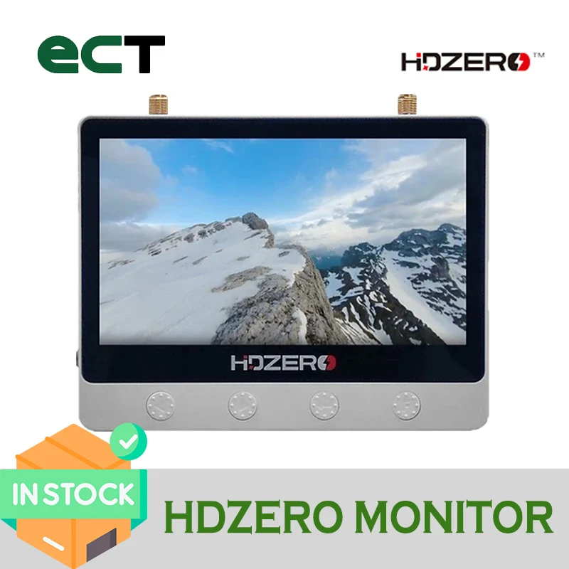

HDZero Monitor for FPV Drone Transmission 4.3-inch Screen 2S-6S XT30 Supports CVBS Input HDZero/Analog fpv monitor