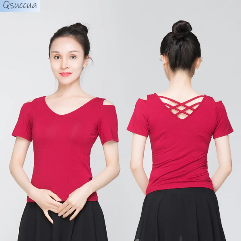 The New Style of Modern Dance Beautiful Back Tops Dance Clothes Women's Practice Adult Body Classical Clothes