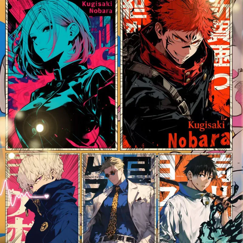 Wholesales Jujutsu Kaisen Collection Card Crystal B5 Gojo Satoru Company Curse Nightmare Wave3 Trading Anime Game Karty do gry