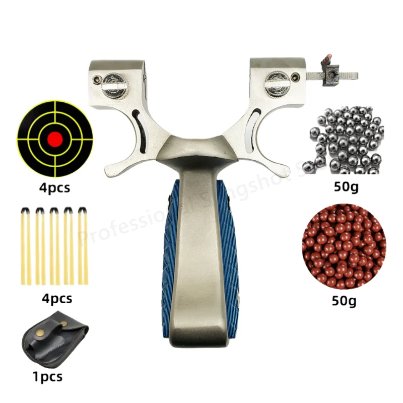 

304 Stainless Steel Slingshot Powerful Slingshot Outdoor Hunting Rubber Band Shooting Competition Hunting Accessories