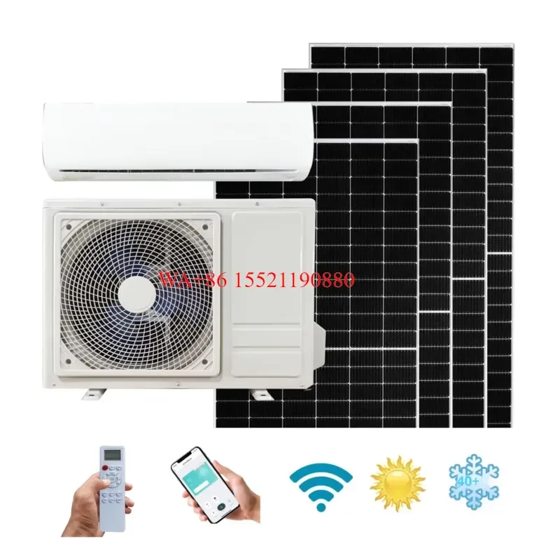 WMWMNU for AC DC Hybrid Solar Air Conditioner 1.5HP 12000BTU Auto Switch Solar Powered AC for Southeast Asia Project Bulk