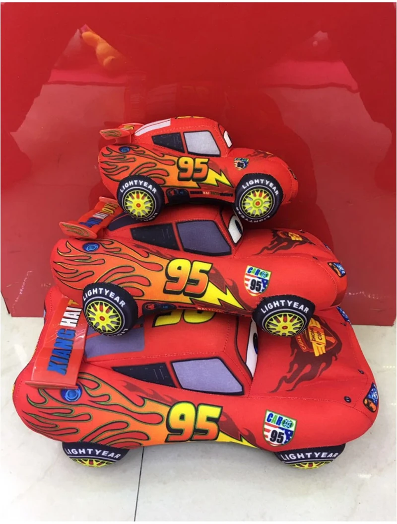 Pixar Cars 3 Lightning Macqueen 95 Plush Cushion Toy Disney Car Soft Stuffed Doll For Children Surprise Gifts 17-35cm