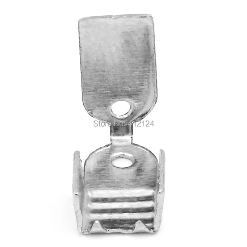 4500Pcs Silver Tone End Beads Caps For Bracelets Necklace Jewelry Making Findings Component 11x6mm