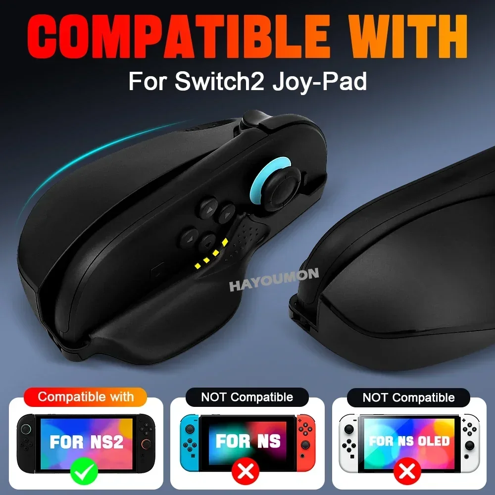 Left+Right Gaming Controller Mouse For Switch 2 With Anti-slip Wrist Strap Mini Portable Ergonomic Mice for NS2 Accessories - view 5