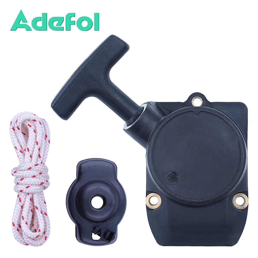 Kit de retroceso de arranque de cuerda de tracción para Stihl FS80 FS85 BG85 FR85 FS75 41371904000 , 1 arrancador de retroceso, 1 x perro de trinquete de arranque, 1 cuerda