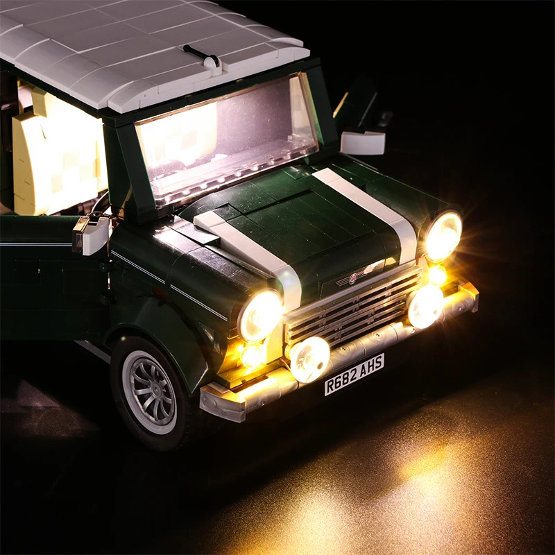 DIY LED-lichtset voor LEGO 10242 MINI Cooper MK VII (alleen LED-licht, zonder blokkenmodel)