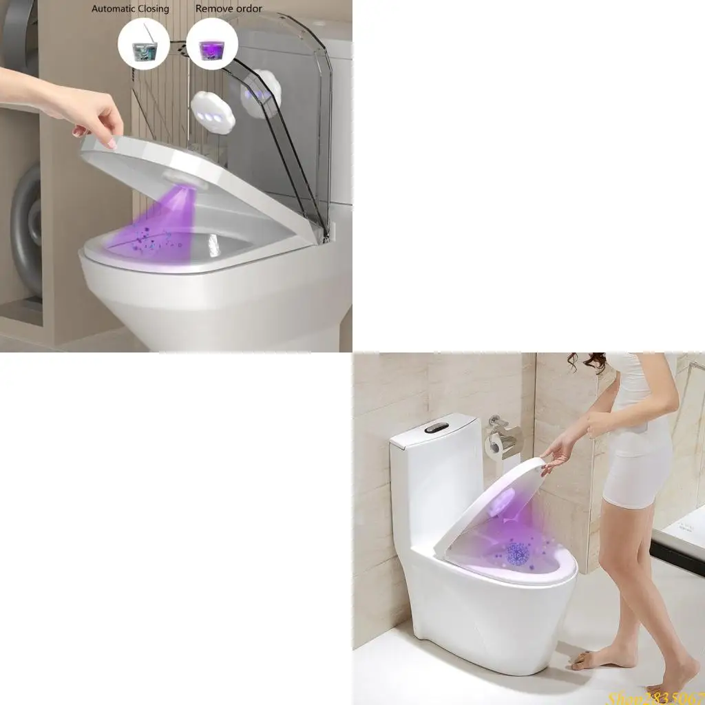 

Лампа для очистки крышки унитаза, дезодорирующая лампа, автоматически активируемая лампа для унитазов 831F