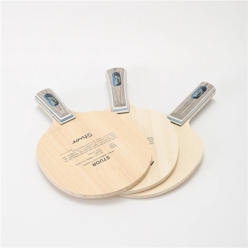 Stuor 7Ply BLUE Carbon Fiber Tischtennis Klinge Ping Pong Schläger 5 Holz 2 Arylate Carbon Professionelle Klinge Blau ALC Offensive – Detail 9