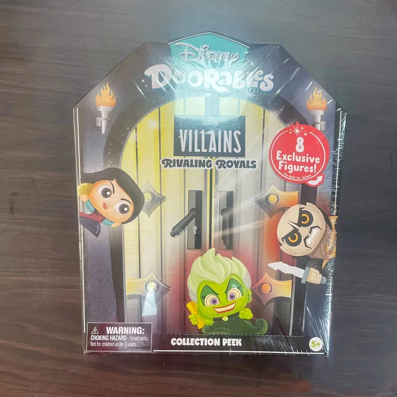 

Anime Disney Doorables 8 Series Figures Villain Glass Eye Blind Box Toys CartoonModel Doll Collection Ornament Boys Girls Gifts