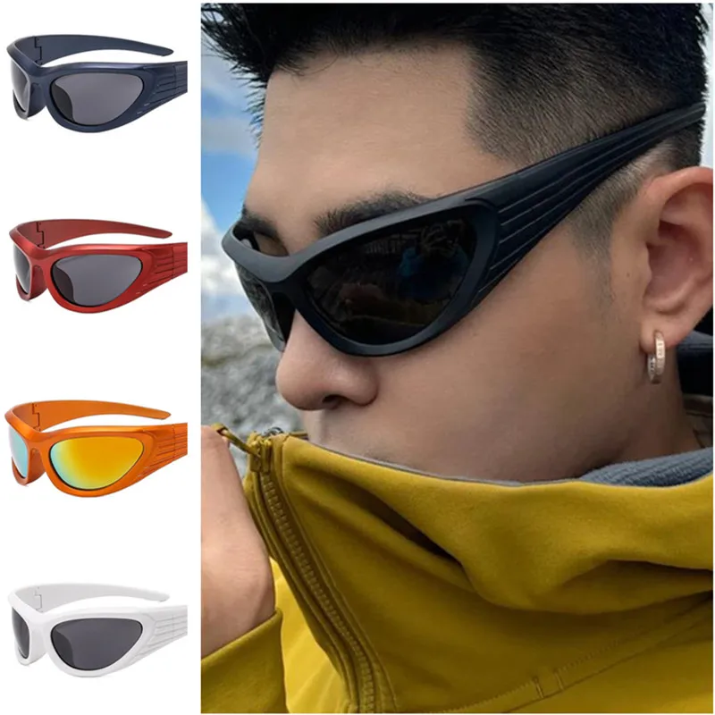 

NEW Sun Glasses Men Anti-UV Spectacles Oversize Frame Hiking-Climbing Eyeglasses Simplity Ornamental Outdoor Sport Sunglasses