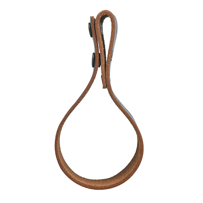 Outdoor Riding Whip Hanging Belt, Leather Buckle, Storage Buckle, Horse Farm Leather Whip Drawstring Belt