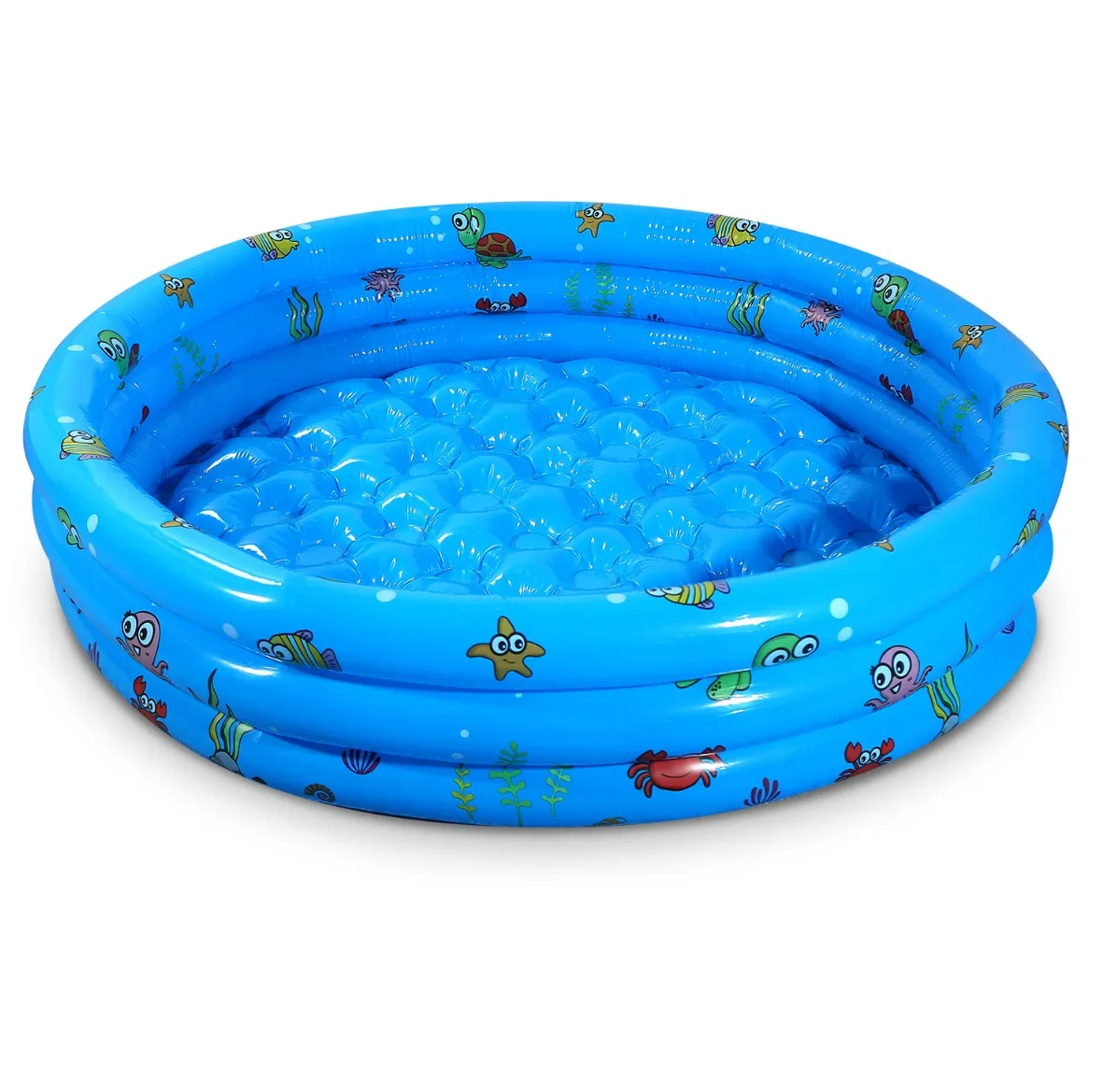 51x13インチインフレータブルスイミングプール爆破ファミリープール3人の子供用折りたたみ式スイムボールプール