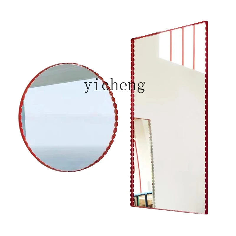 JZ-19 Mirror Makeup Mirror Wall-mounted Decorative Mirror Bedroom Wall-mounted