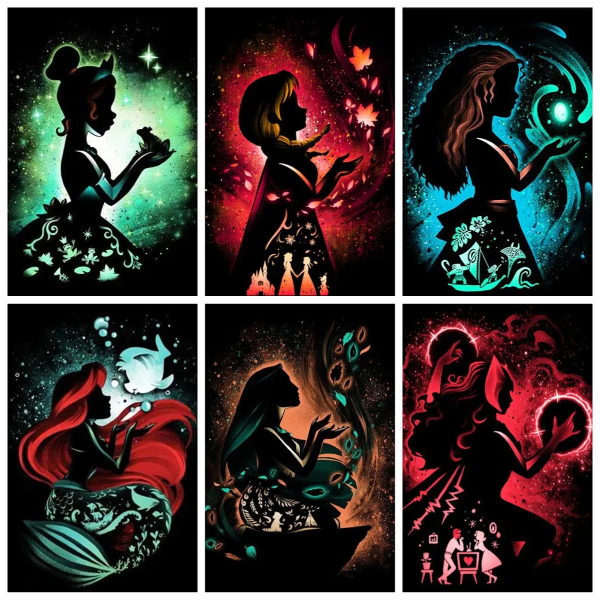 

Dust Black Silhouette1000 PCS Jigsaw Puzzles Challenging Family Activity Games for GameroomBedroom Livingroom