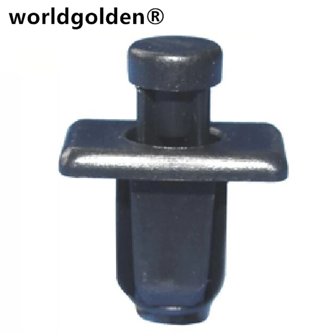 worldgolden 100 шт. крепеж POM черный фиксатор решетки капота для Nissan 66814-01G00