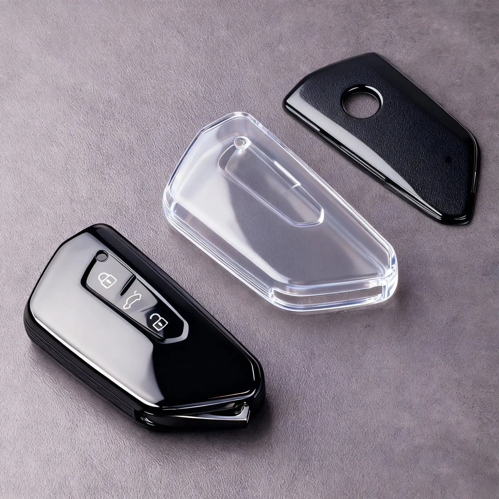 Soft TPU Car Key Case For VW Volkswagen Golf 8 ID.3 ID.4 Skoda Octavia A8 MK4 MK8 GTI R Seat Leon Mk4 Cupra Formentor Key Holder view 5