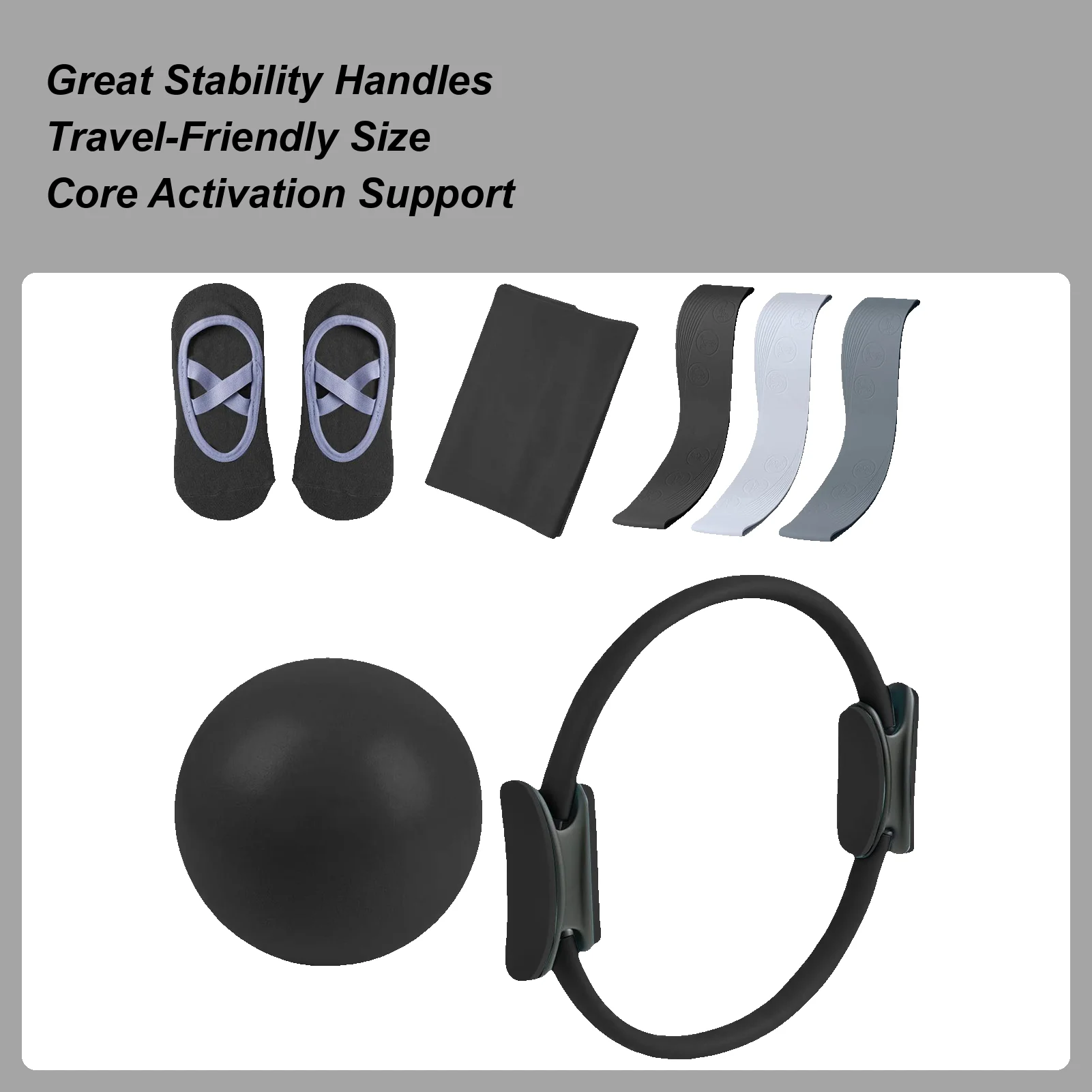 

Home Pilates Kit Home Gym Exercise Kit Anti Slip Multifunctional 7 Pieces/Set Trainer For Fitness Stretching Training Training