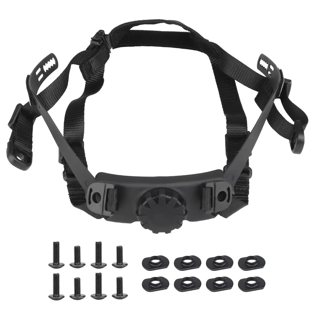 

Military Tactical Portable Fast Helmet Locking Strap Adjustable Breathable Helmet Security Protection Airsoft Accessories