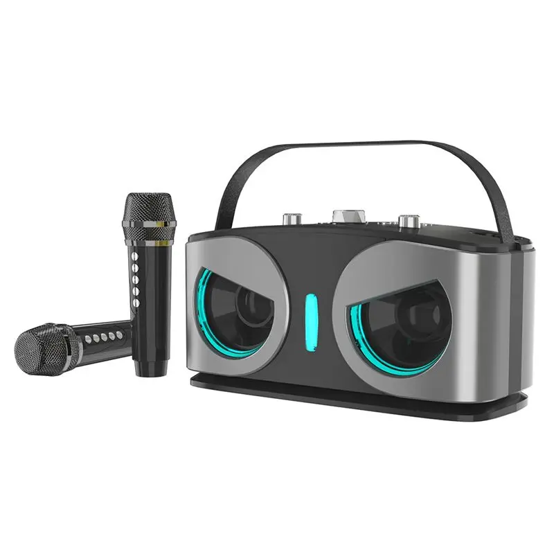 

M07K-Sd306plus Owl Bluetooth Speaker Powerful, Portable, With Dual Mics HIFI Sound Ideal For Karaoke And Outdoor Parties B
