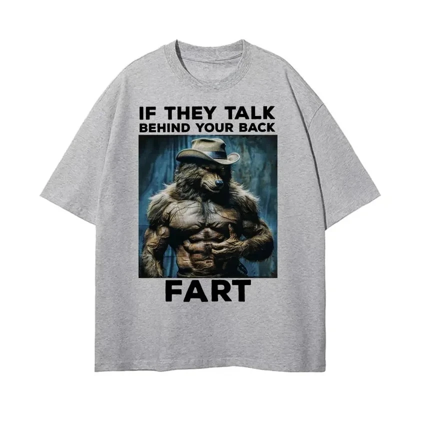 

Футболка с юмором и мемами: «Если они говорят о вас за спиной, они просто говорят о себе» — модная женская одежда
