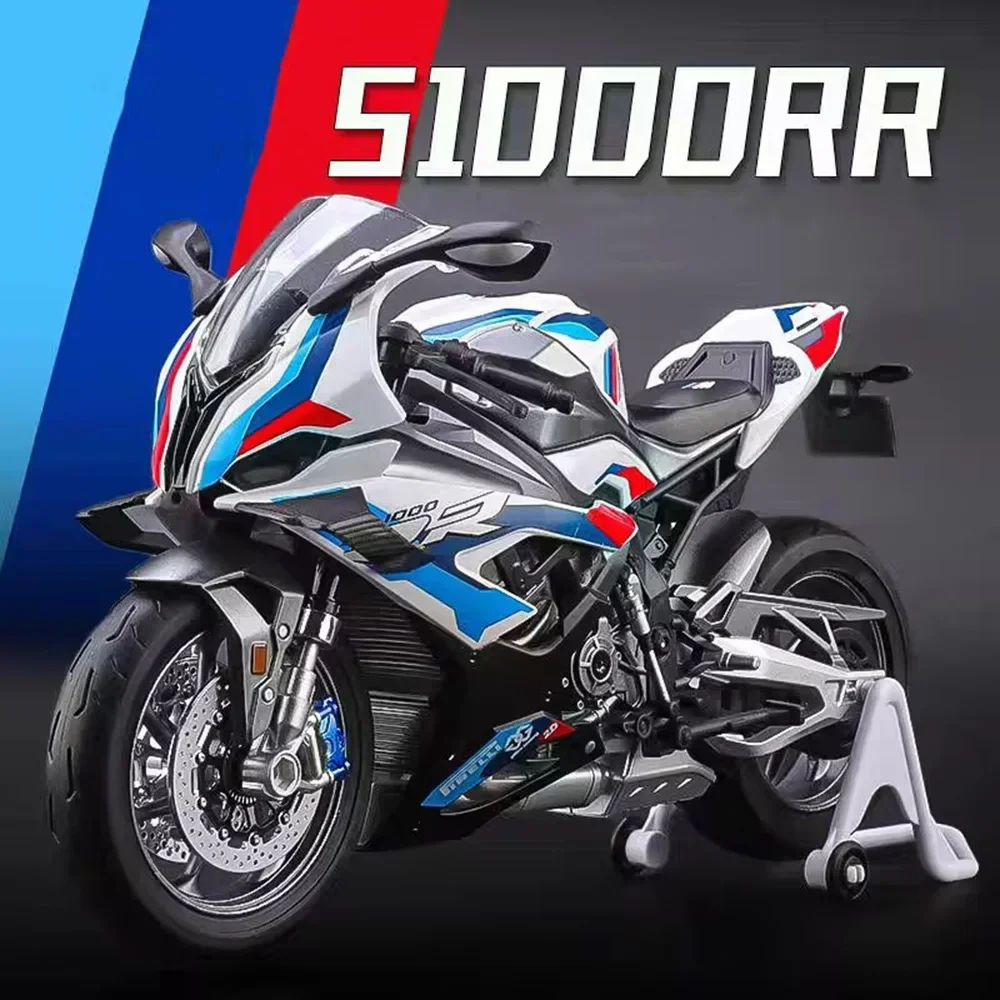 

1:9 BMW RR1000 Motorcycles Alloy Diecast Toys Cars Models Miniature Motorcycle Toy Kids Festival Gifts Alloy Motorcycle Model