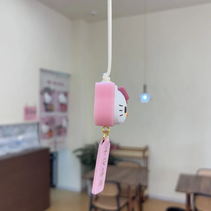 Sanrio Hello Kitty car lanyard creative high-appearance anime merchandise cartoon figurine cute car rearview mirror decoration