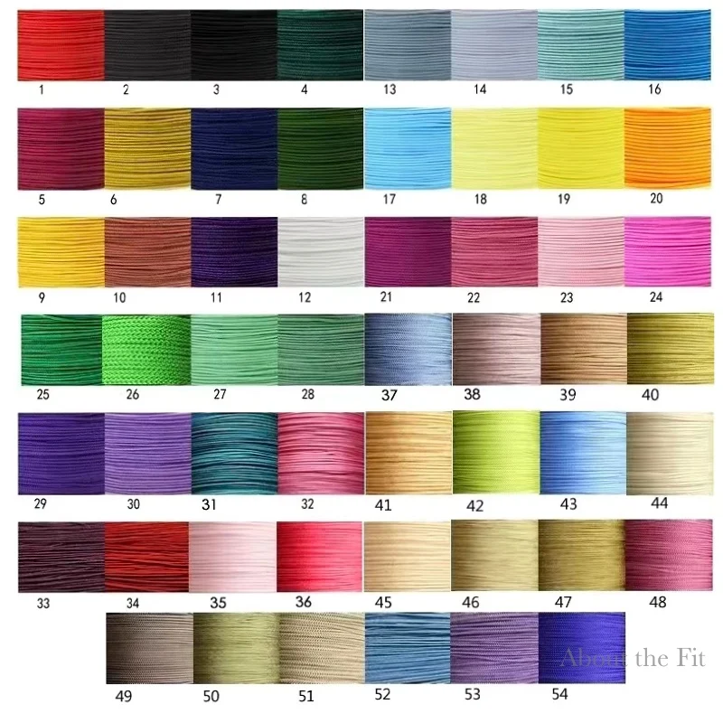 ATF NX 4mm Jewelry Lace Clothing Handcrafted Accessories Durable Cord Wholesale Rope For Jewelry Making Dressing Style DIY Belts