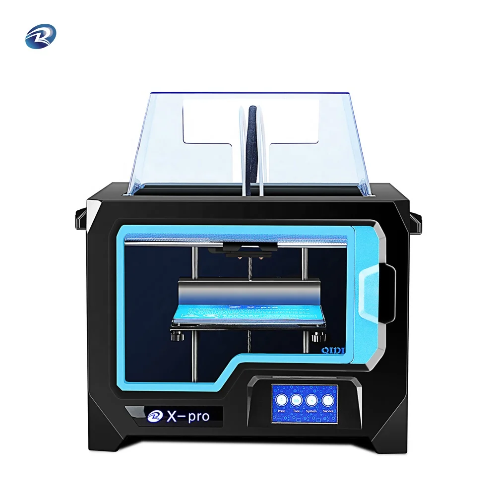 QIDI Wholesale Dual Extruder X-Pro 3D Printer Large 4.3 Inch Touch Screen Enclosed 3D Printing Machine