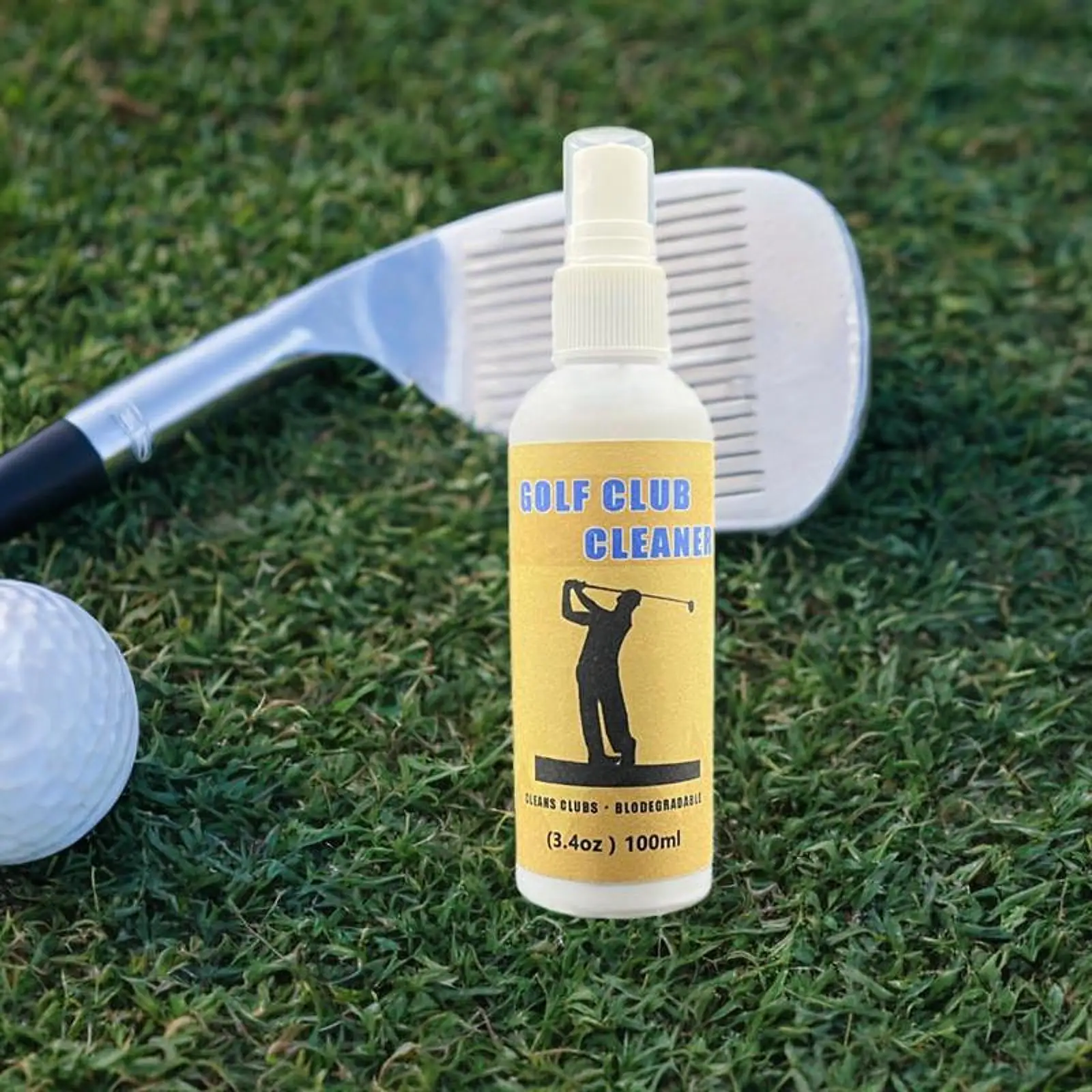 Rod Cleaning Spray 100ml Grassland Golf Club Cleanser for Bags Shoes Irons