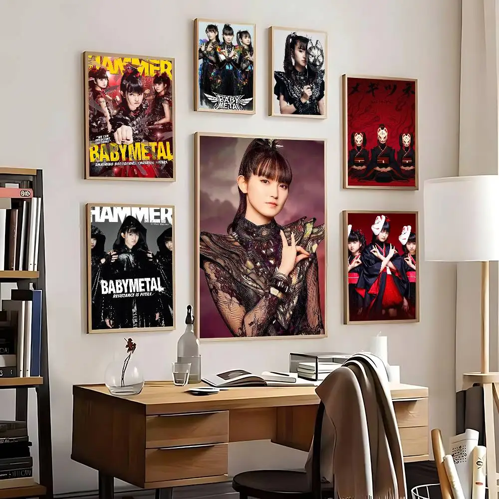 Babymetal Japanese Idol Group Poster Sticky Posters Waterpro