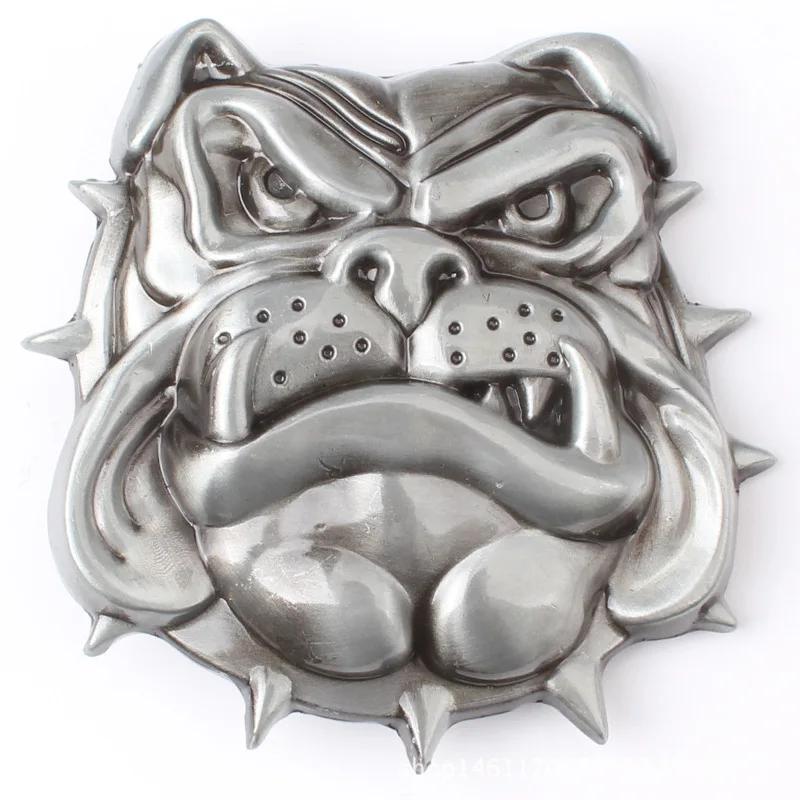 Bulldog Belt Buckle Handmade Homemade Leash Accessories Belt DIY