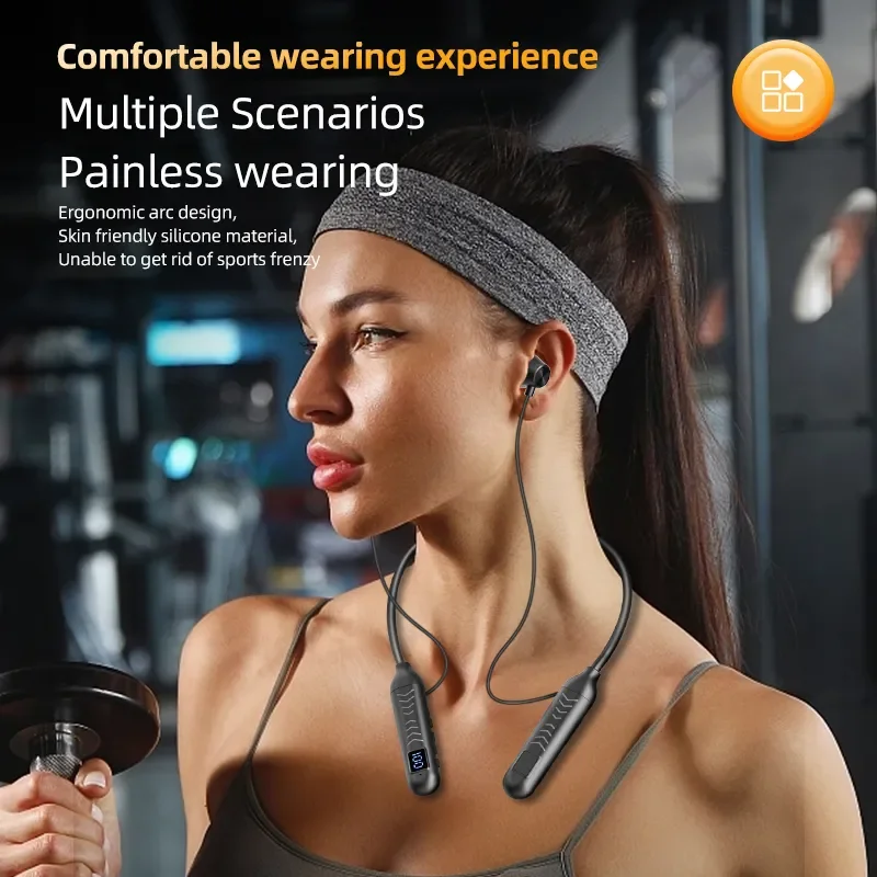 2026 New True Wireless BT Headphones: High Quality, Long Life, Digital Display and Pluggable Memory Card Playback!