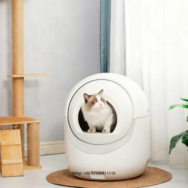 

Automatic cat box, self-cleaning, oversized anti-spill drawer type smart cat toilet
