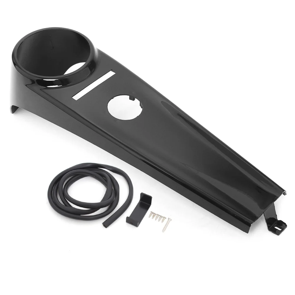 Motorcycle Fuel Gas Tank Instrument Panel ABS Plastic Console Trim Cover Dash Panel For Harley Touring Road King Special FLHR