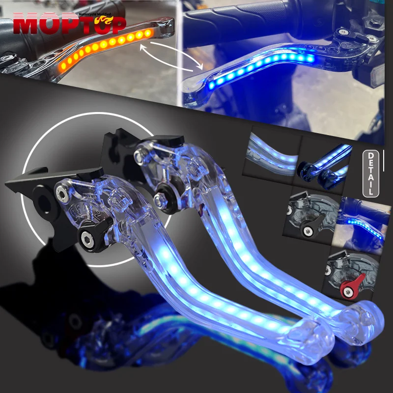 NEW z750 z800 Motorcycle Always-on Signal Light Adjustable Short Brake Clutch Lever Handle For Z750 07-12 Z800/E Version 13-16