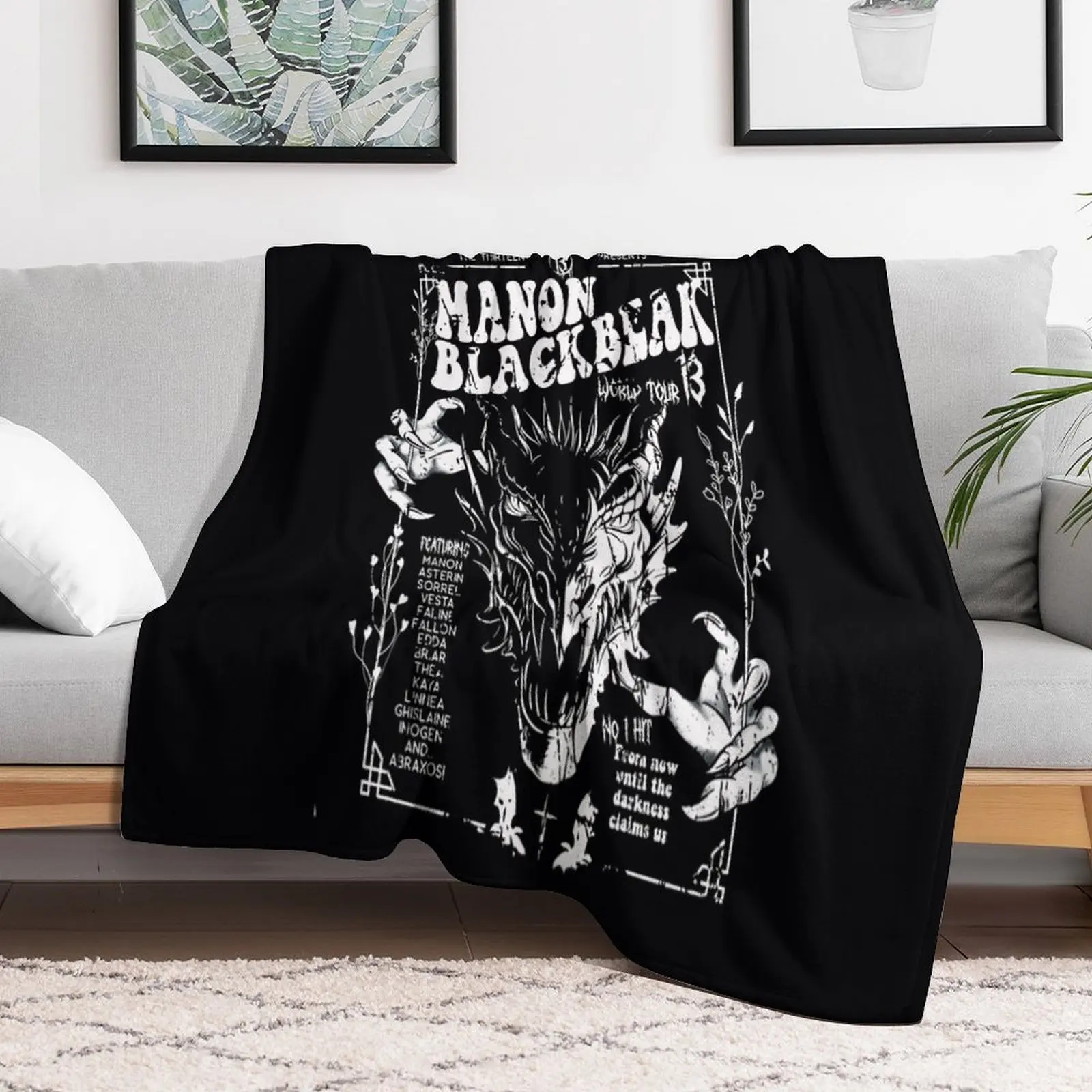 Throne of Glass \t Throw Blanket Soft Big anime Blankets