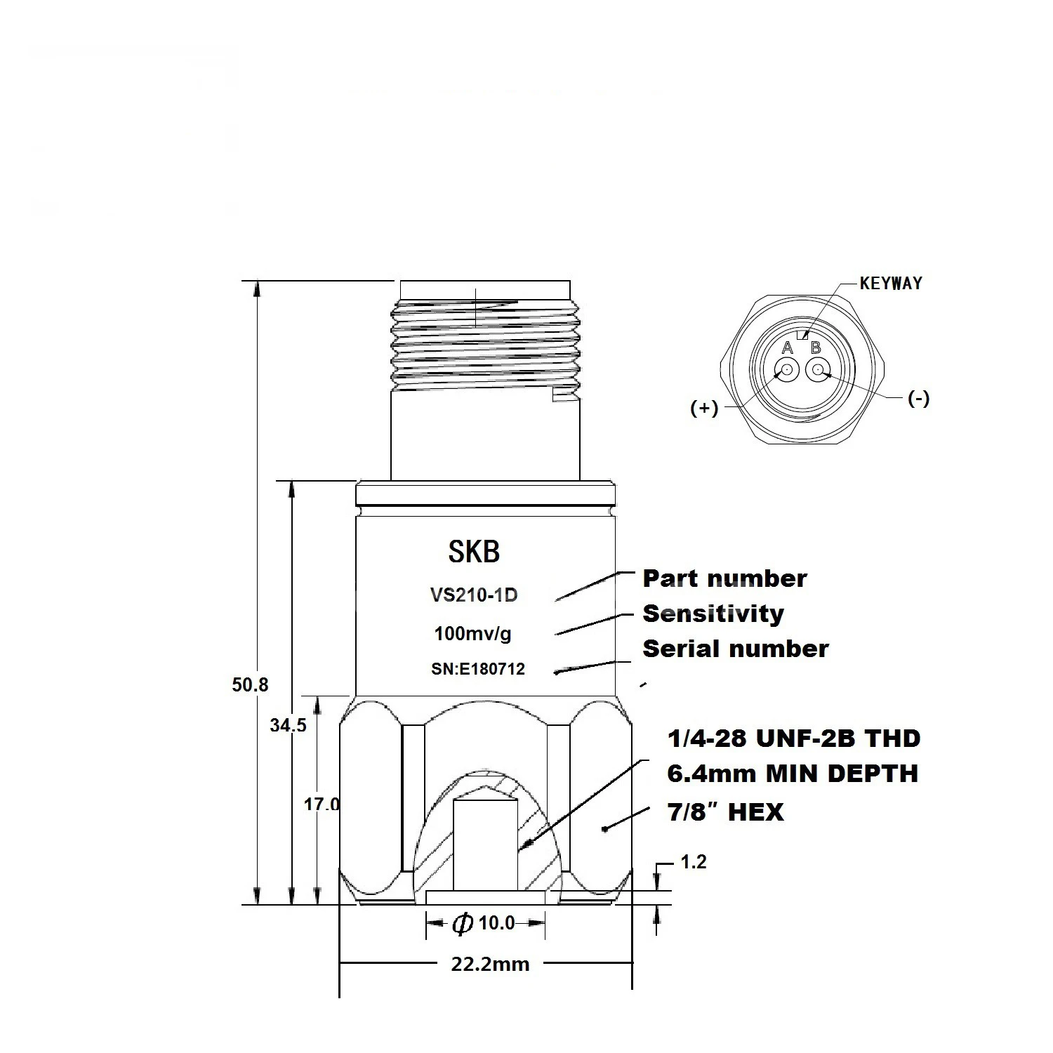 Piezoelectric accelerometer IEPE/ICP wind turbine pump group vibration monitoring sensor