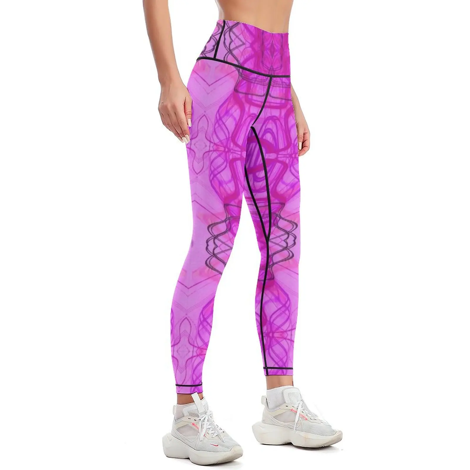 Pink Explosion Leggings Training pants sports woman gym Womens Leggings