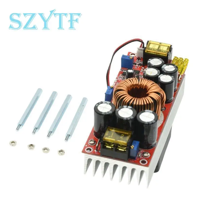 1800W 40A DC-DC Boost Converter Step Up Power Supply Module 10-60V To 12-90V Adjustable Voltage Charger