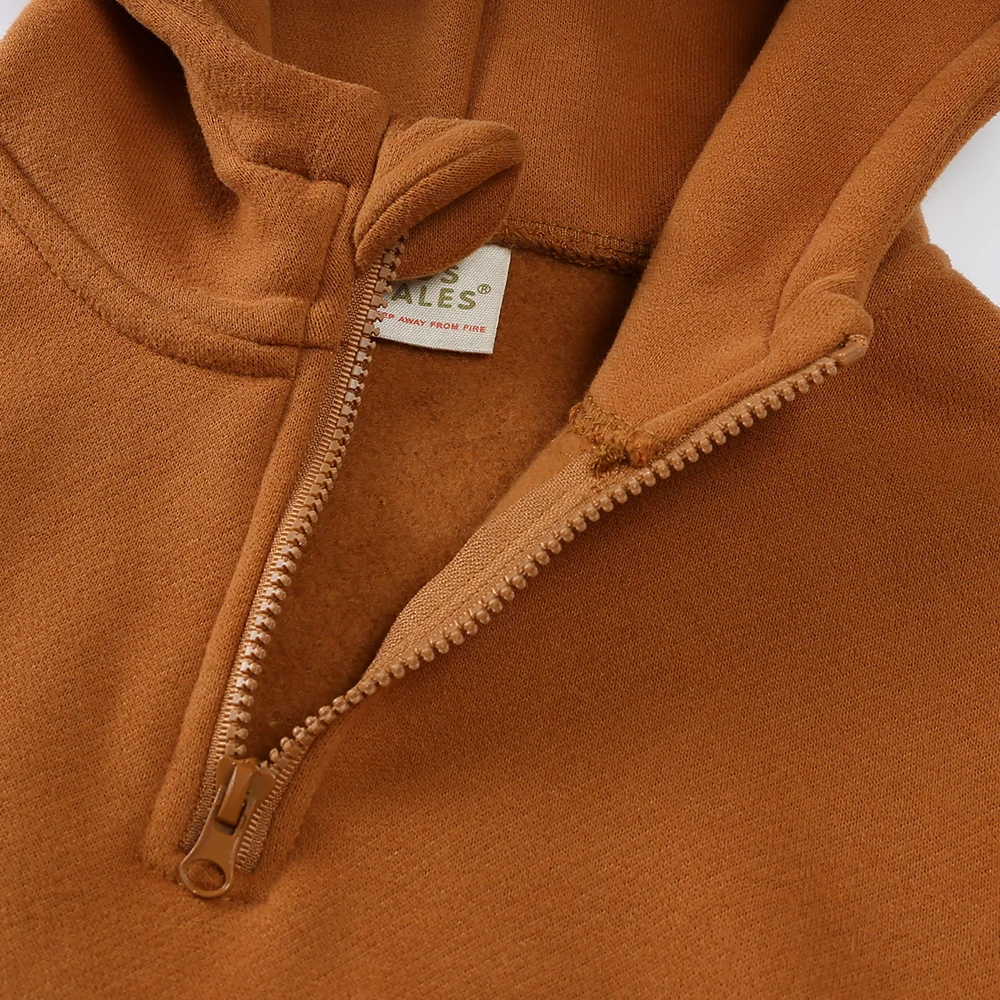 1-7y Winter 2pcs Kinder Jungen Kleidung setzt warme Anzüge Baumwolle Fleece Kapuzen pullover Jogging hose Kinder Set Mädchen Trainings anzug Sporta nzug – Detail 8