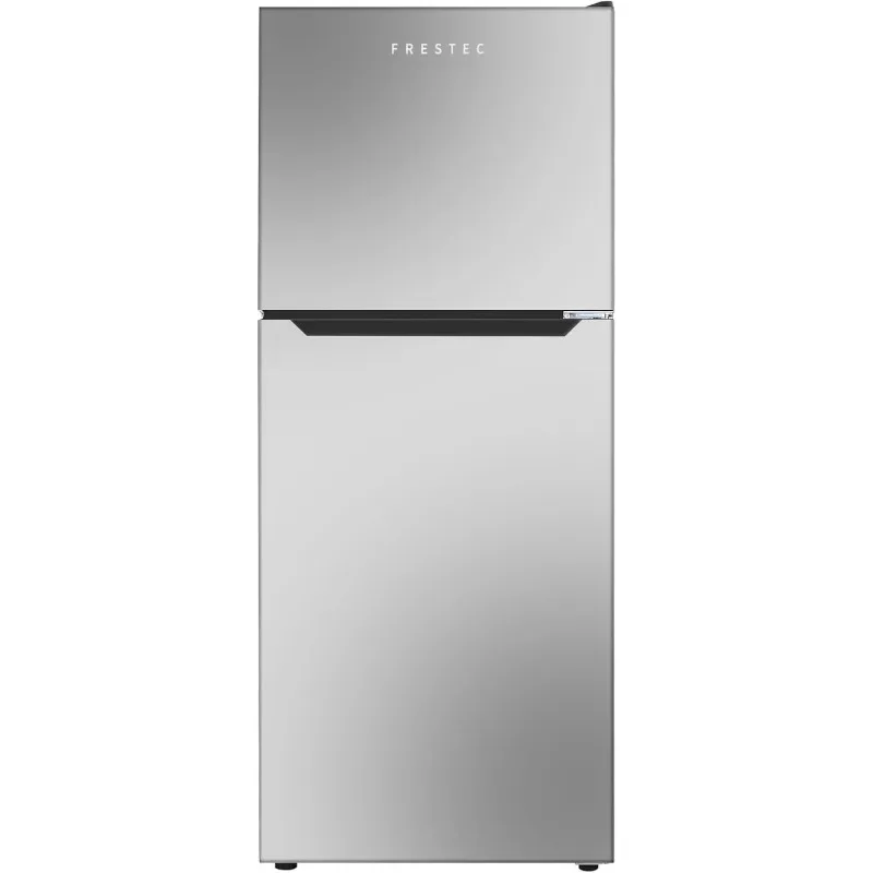 

Apartment Size Refrigerator Top Freezer, 2 Door Fridge with Adjustable Thermostat Control, Freestanding