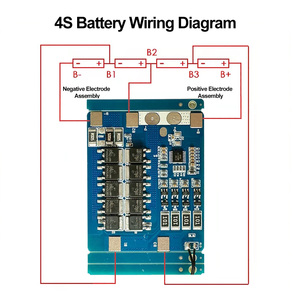 BMS 4S Lifepo4 12V 5A 10A 15A 20A 25A Wspólny port Balance BMS Kontrola temperatury do trójskładnej baterii litowo-żelazowo-fosforanowej