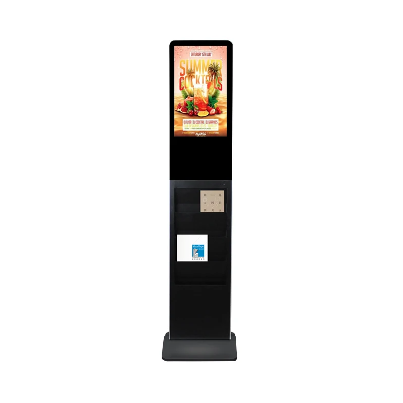 Poster Machine Touch Display Lcd  Advertising Screen  Floor Standing Digital Signage Kiosk in High Brightness