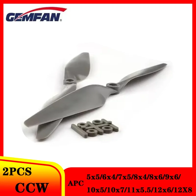 Gemfan APC Nylon Propeller 5050 6040 7050  8040 8060  9060 1050  1070 1155 1260   1280  for FPV RC Fixed Wing Prop