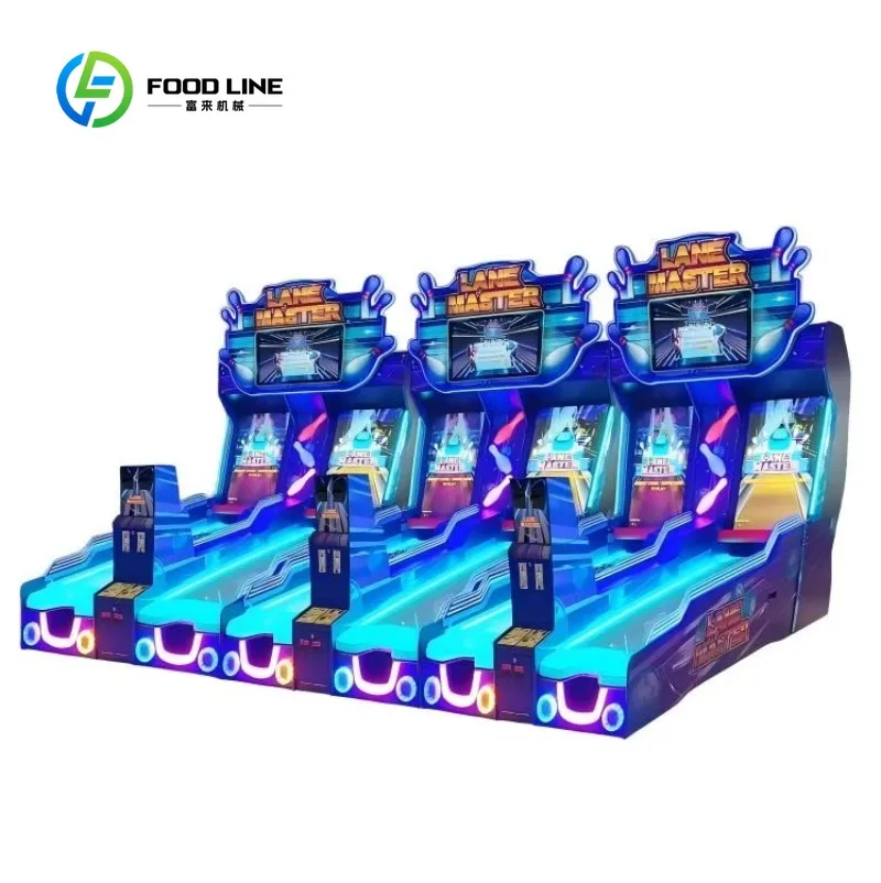 Bowling Game Machine Commercial Arcade Entertainment Equipment with Automatic Scoring for Family Fun Centers